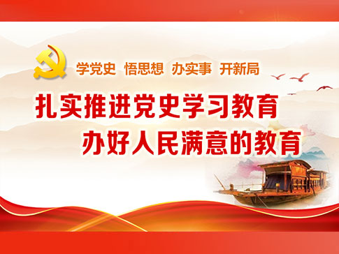 扎实推进党史学习教育 办好人民满意的教育